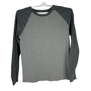 Arizona Jean Co. Men's Grey Raglan Long Sleeve Shirt XL 60% Cotton 40% Polyester
